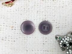 Пуговицы блузочные на ножке "карамелька", d 1,5 см, тёмно-лиловый