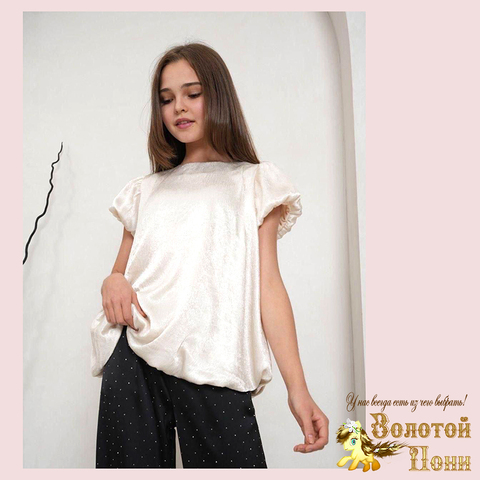 Блуза жатка девочке (7-12) 241028-GH1247