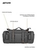 Картинка рюкзак тактический Swicky BK-2437 black - 9