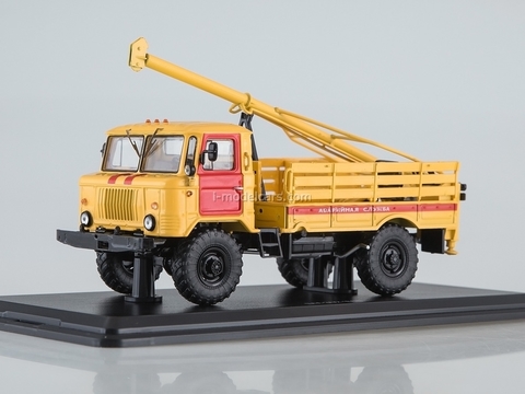 GAZ-66 Drilling machine BM-302 Emergency service 1:43 Start Scale Models (SSM)