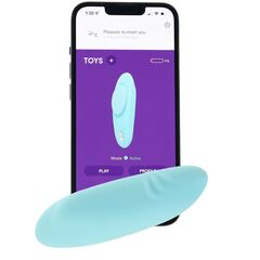 Аквамариновый вибратор We-Vibe Moxie+ - 