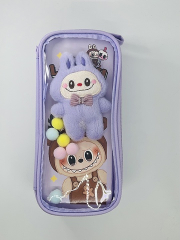 Пенал Лабубу школьный с игрушкой
