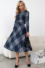 Платье Сильвия (серый/коричневый) Р11-1086/18 Nikol