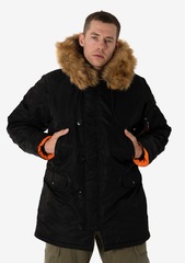 Парка Alpha Industries N-3B Slim Fit Black (Черная)