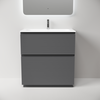 FL80FGS Тумба напольная SANCOS Folk 790х445х850, два ящика с доводчиками, Grey soft