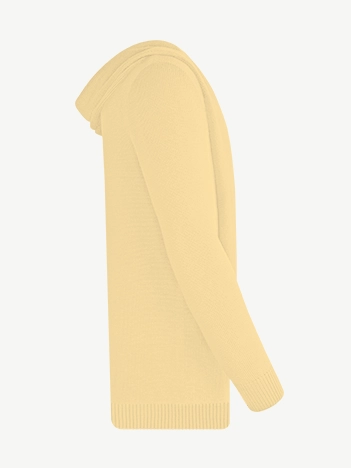 Кардиган с капюшоном из мягкой шерсти