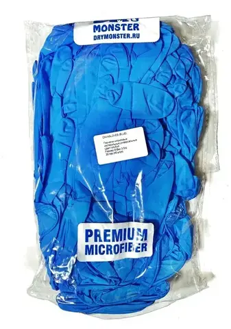 Dry Monster DM-NGLOVES (BLUE) Перчатки нитриловые нестерильные универсальные. Цвет голубой. Размер L