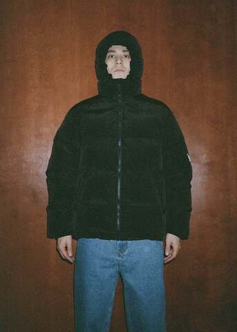 Пуховик Magamaev Macro Hooded Puffer черная