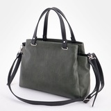 Сумка Саломея 457 македония оливковый + черный