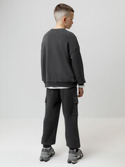 брюки  для мальчика  КР 400854/антрацитовый 3902 к596