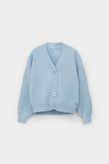 кардиган  для девочки  КВ 30151/светло-голубой
