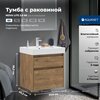 Aquanet 348189 Тумба с раковиной Nova Lite 2.0 60 2 ящ. цв. дуб рустикальный (348189)