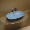 Ceramica Nova Element CN6049ML Умывальник чаша накладная овальная, 60x38, цвет: голубой матовый