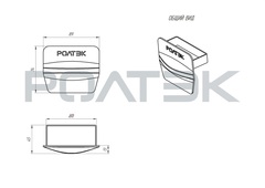 Заглушка направляющей ЕВРО РОЛТЭК