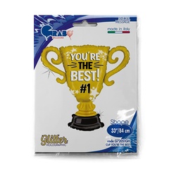 Фигура гелиевая YOU'RE THE BEST Кубок чемпиона