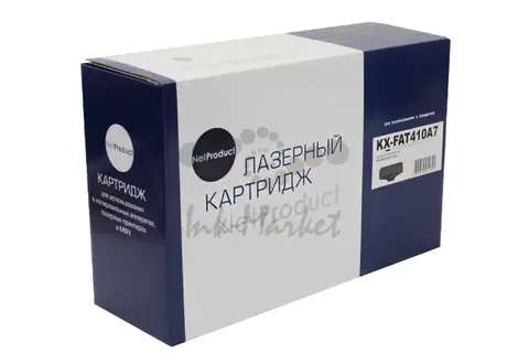 Картридж NetProduct (N-KX-FAT410A7) для Panasonic KX-MB1500/1520, 2,5K
