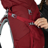 Картинка рюкзак туристический Osprey ariel 65 Claret Red - 15