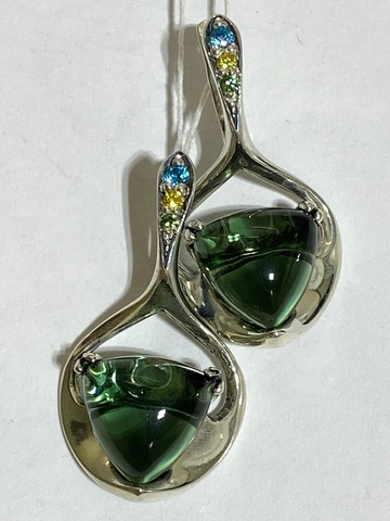 Экспромт (серьги из серебра)