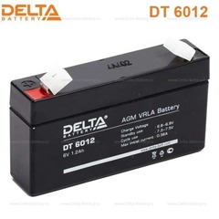 Аккумуляторная батарея Delta DT 6012 (6V / 1.2Ah)
