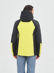 куртка горнолыжная для мужчин BATEBEILE жёлтого цвета.
