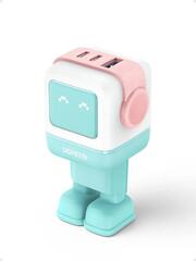 Зарядное устройство UGREEN UNO RG 65W Robot GaN Tech Fast Charger EU CD361 (35855) Pink-Blue