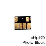Чип фото чёрный для картриджей (ПЗК/ДЗК) HP 70 Photo Black для DesignJet Z2100, Z5200 (одноразовый), независимый