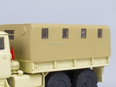 Ural-375D board with awning beige AutoHistory 1:43