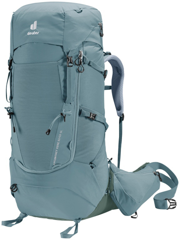 Картинка рюкзак туристический Deuter Aircontact Core 55+10 SL Shale-Ivy - 1