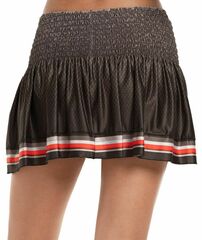 Теннисная юбка Lucky in Love Tech It Out Long High Tech Smocked Skirt - charcoal