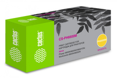 Картридж лазерный Cactus CS-PH6600М 106R02234 пурпурный бар.в компл. (6000стр.) для Xerox Ph 6600 /WC 6605