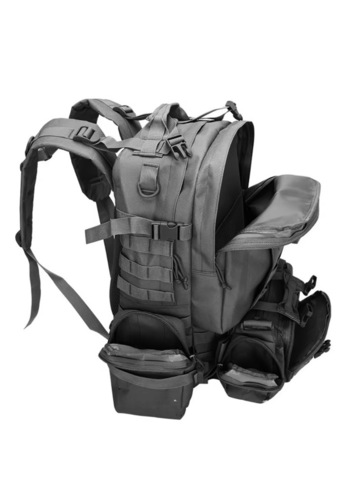 Картинка рюкзак тактический Swicky BK-2437 black - 10