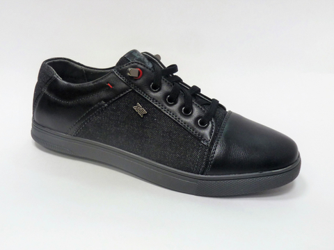 DFK_7236-2_black-grey полуботинки мальчиковые (р.37-41)