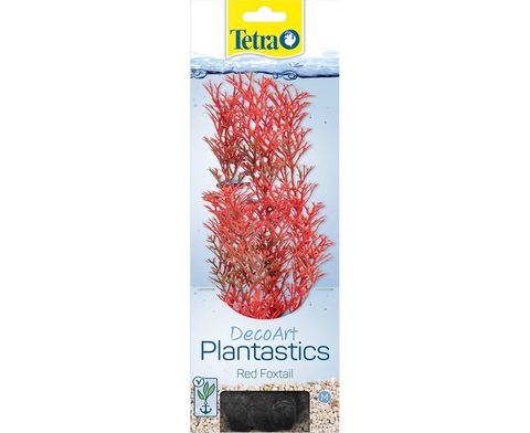 Tetra Перистолистник красный (Red Foxtail) M 23см растение аквариумное искус., красное (ёлочкка)