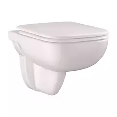 Унитаз подвесной GROHE Bau Edge Ceramic безободковый, 39809000