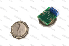 Кнопка (кнопочный модуль) ВКЛ13А-2-4ПБ "7 этаж", круглая, белая подсветка, с кодом Брайля