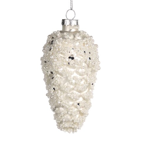 Набор украшений на елку 2шт 11см Goodwill Шишки белые