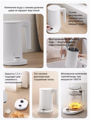 Умный термостатический чайник Xiaomi Mijia Thermostatic Kettle 2 Pro (MJJYSH01YM)