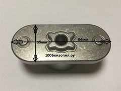 Адаптер ножа для газонокосилки MTD под вал 9мм