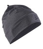 Шапка Craft Core Jersey Hat черный меланж