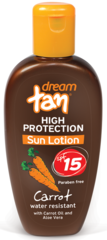 Солнцезащитный крем для тела SPF 15 с каротином Dream Tan 150 мл