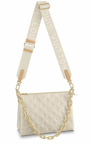 Сумка Louis Vuitton Coussin PM кремовый
