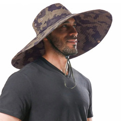 Шляпа с широкими полями Skully Tactical hat khaki camo - 2