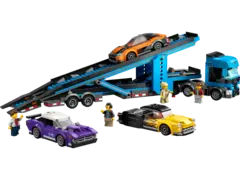 Конструктор LEGO City 60408 Грузовик-автовоз со спортивными автомобилями