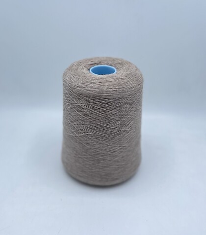 Бобинная пряжа (пр.Италия),1500м/100гр, 80% шерсть, 20% полиамид , цвет-Серо-бежевый, арт.31233