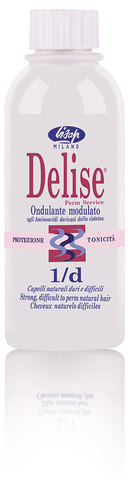 Лосьон для химической завивки - для жестких натуральных волос “Delise 1D Wave Lotion for Strong Hair” (250 мл)