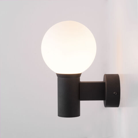 Уличный настенный светильник Sfera D 35126/D черный