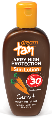 Солнцезащитный крем для тела SPF 30 с каротином Dream Tan 150 мл