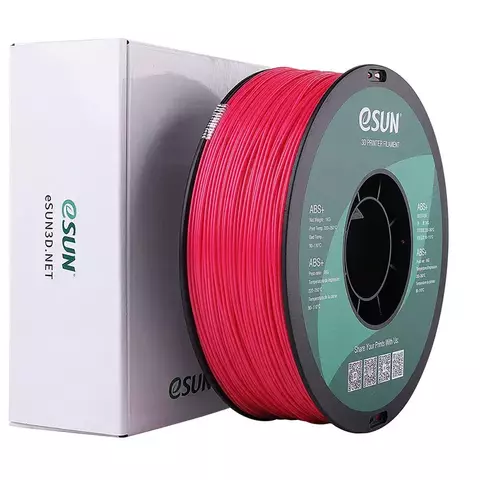 Катушка ABS+ пластика Esun, 1.75 мм, 1 кг, пурпурно-красная