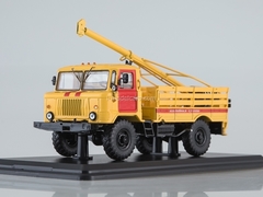 GAZ-66 Drilling machine BM-302 Emergency service 1:43 Start Scale Models (SSM)