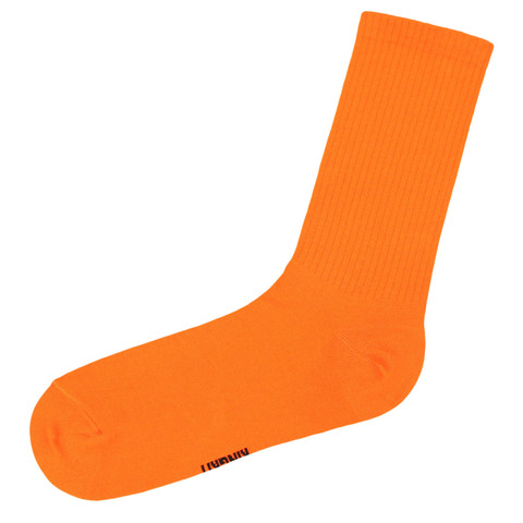 Однотонные носки оранжевого цвета оптом